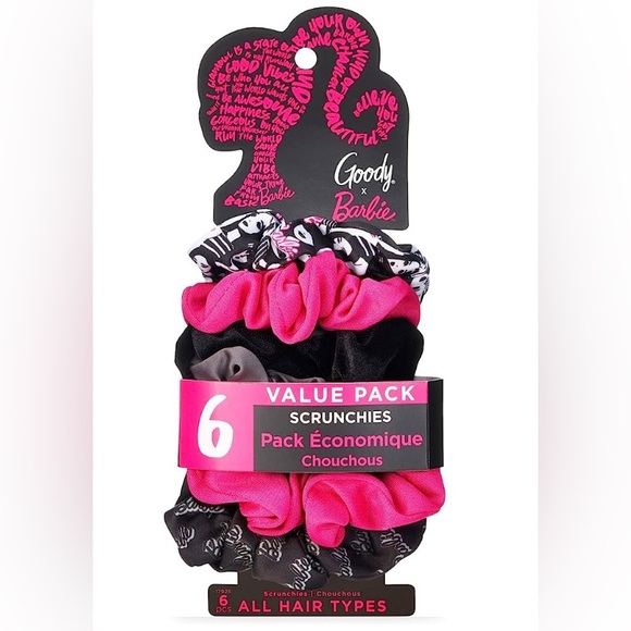🍒2/$28 or 3/$38🍒 💕 Limited Edition - Barbie 6 Pack Scrunchies 💕 - Picture 2 of 6